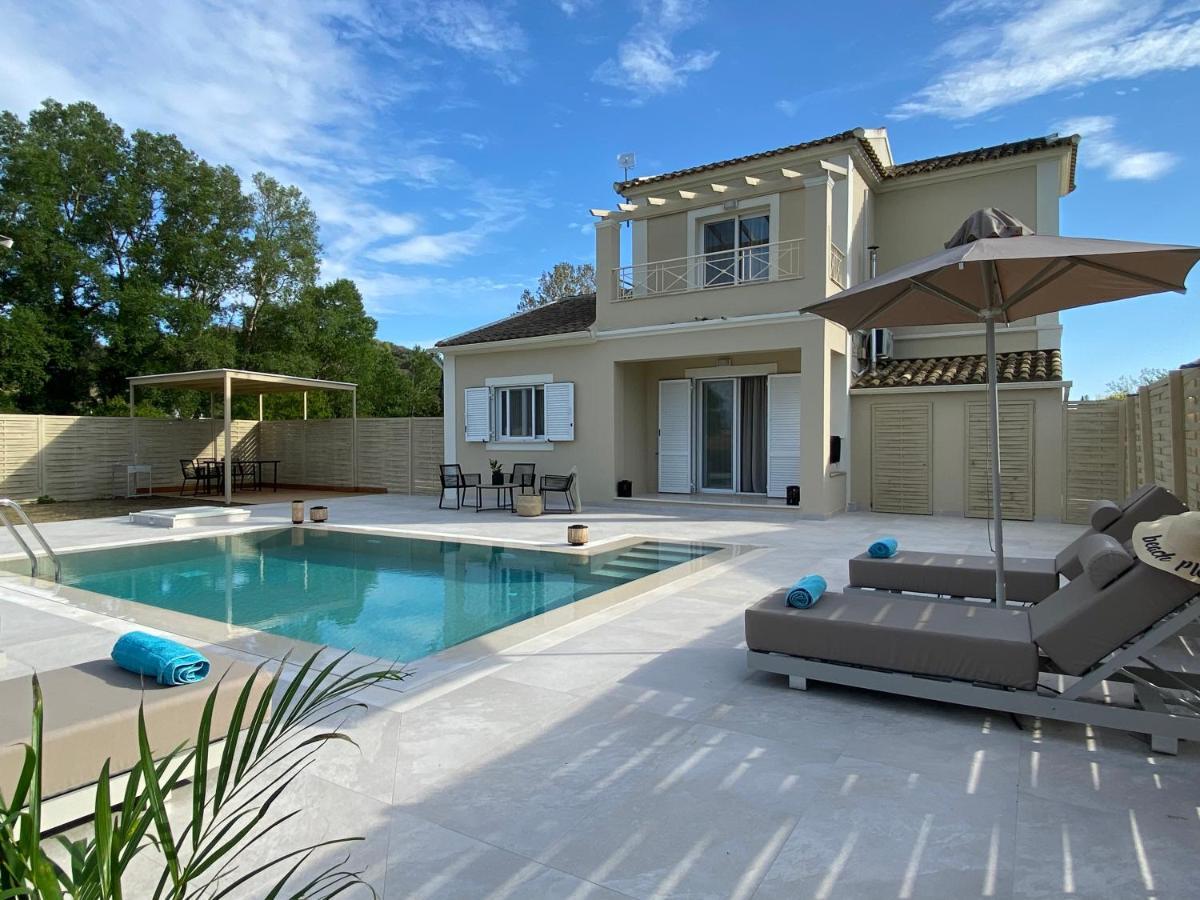 My Corfu Luxury Villa With Private Pool Sidárion المظهر الخارجي الصورة